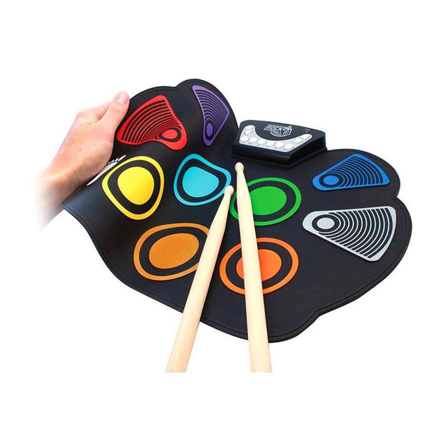 Rock and Roll It Electronic Drum Flexible Colour Coded