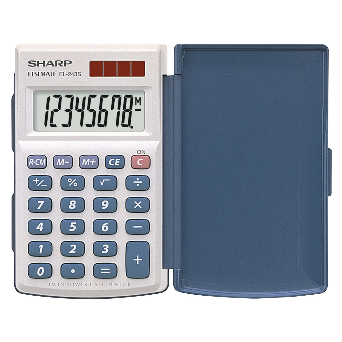 SHARP EL344R Metric Calculator - 10-Digit Display, Fraction & Conversion, Solar/Battery