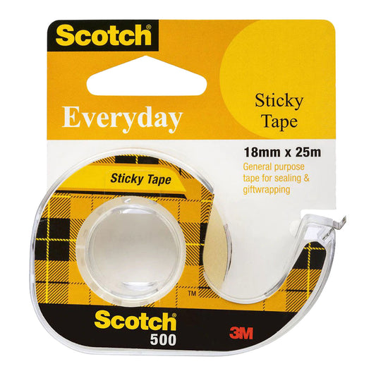 Scotch Everyday Sticky Tape on Dispenser 18mm x 25m