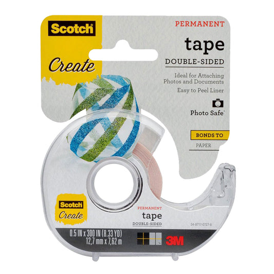 Scotch® Double-sided Scrapbooking tape is photo safe and is great for most paper crafting projects.