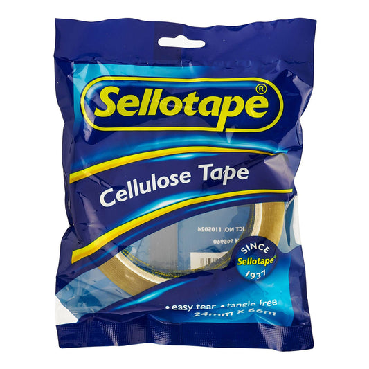 Sellotape 1105 Cellulose Tape 24mm x 66m