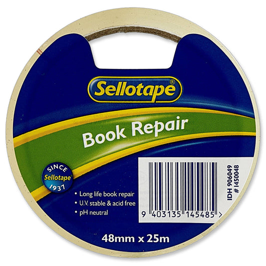 Sellotape Book Repair Tape 48mm x 25m