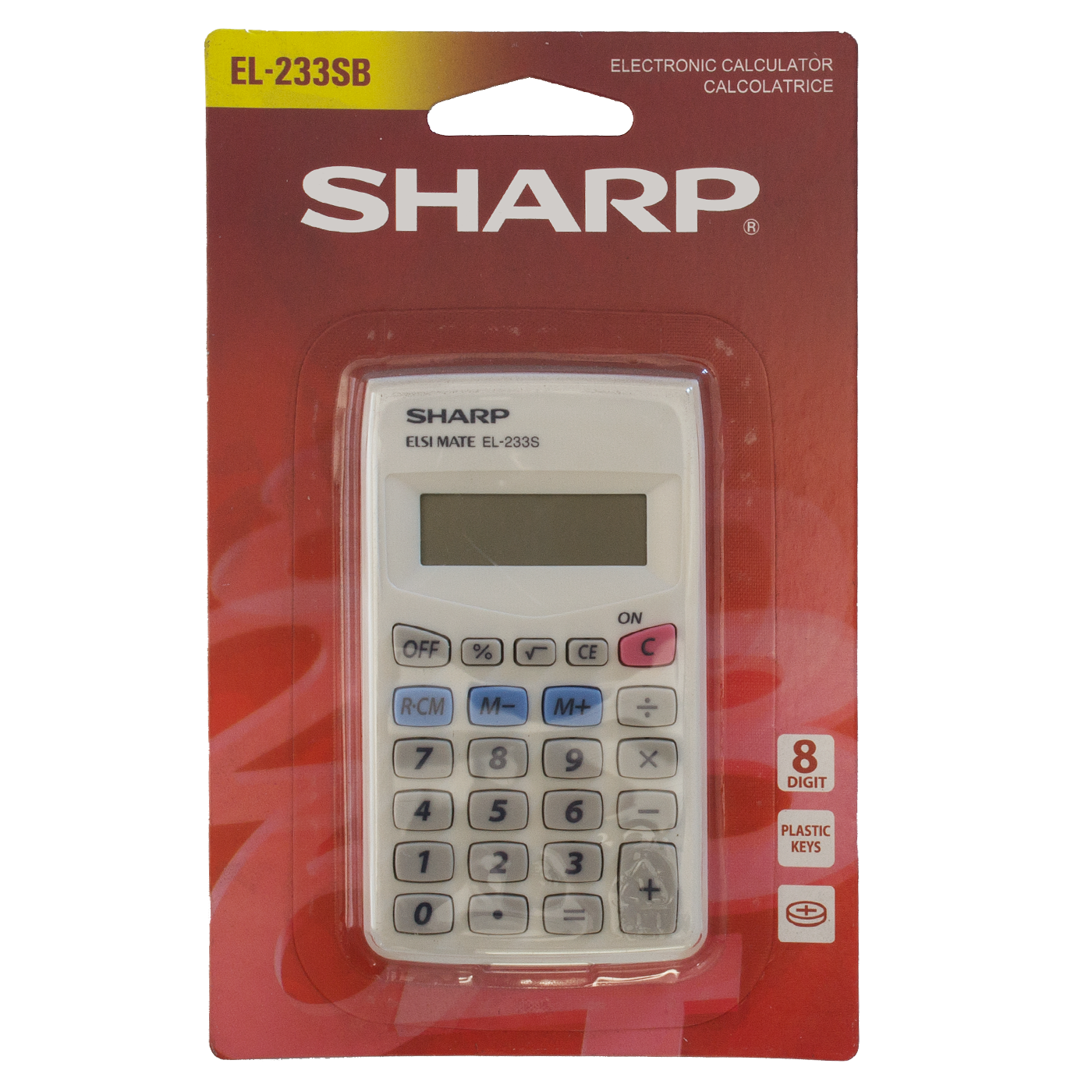 Sharp Calculator 8 Digit EL-233SB