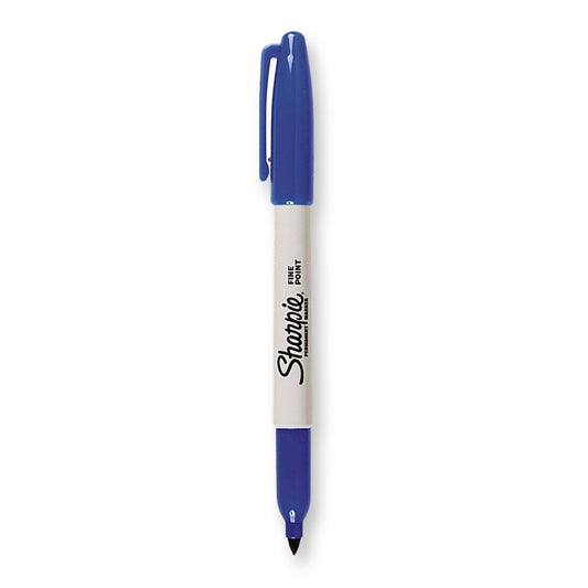 Sharpie Blue Permanent Marker Fine Tip - School Depot