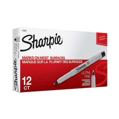 Sharpie Permanent Marker Ultra Fine Tip Black