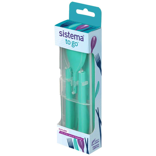 Sistema Cutlery Travel Set Plastic 3 Piece