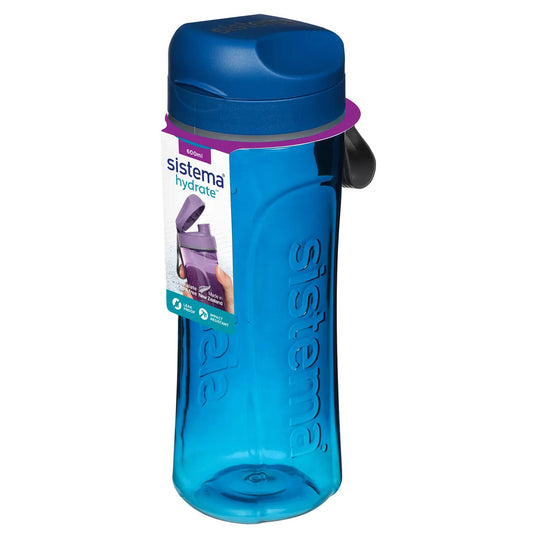 Sistema Hydrate Students Drink Bottle 600ml Blue