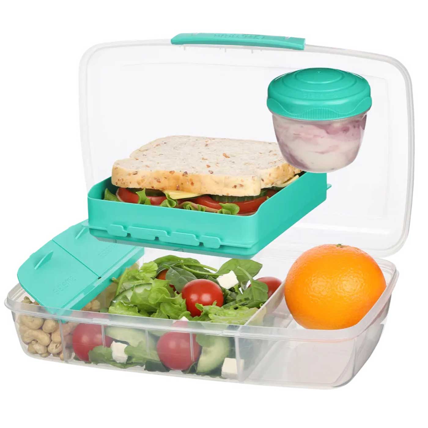 Sistema Lunch Box Bento Box 1.76L Green