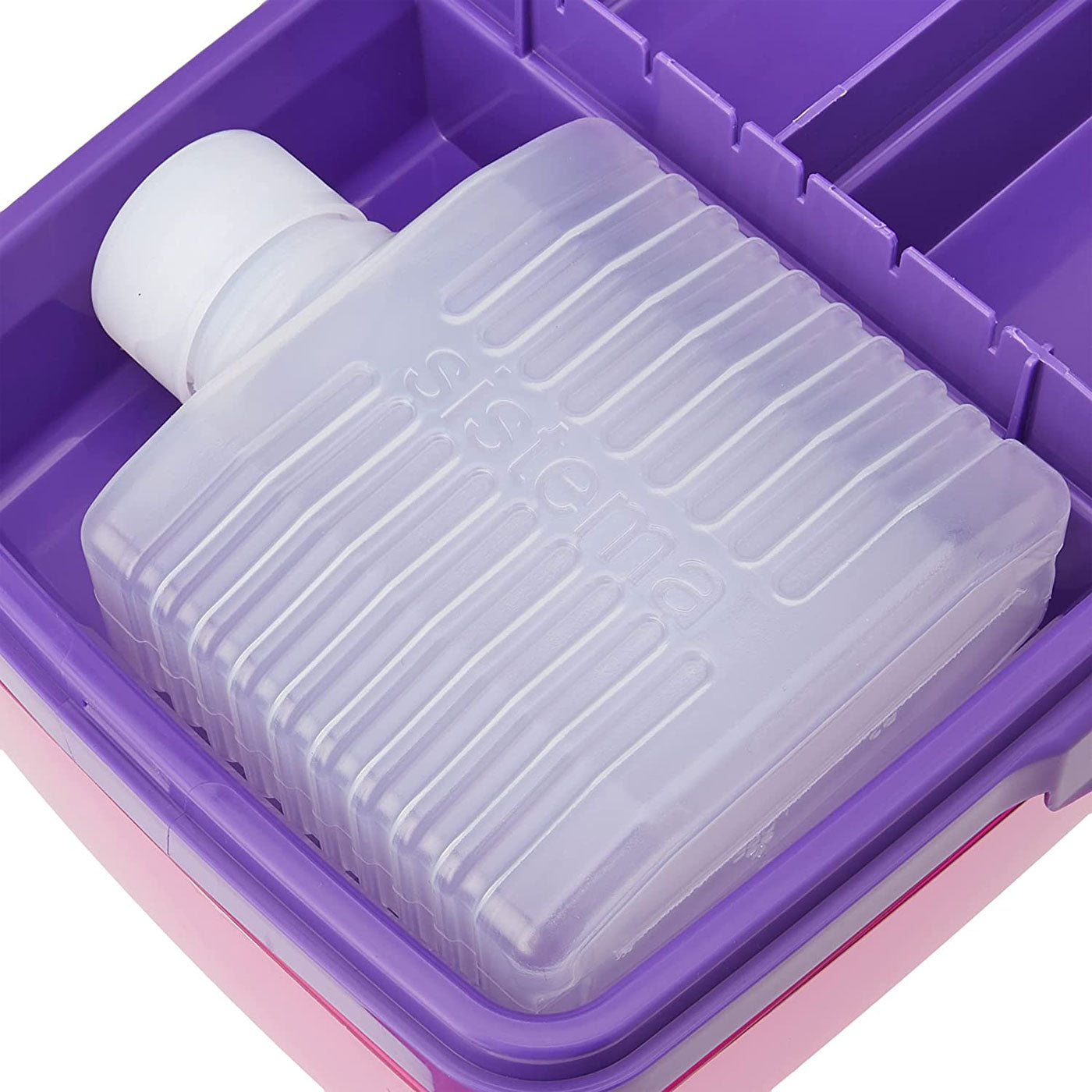 Sistema Lunch Box with Bottle Multi-Compartment 1.5L Red