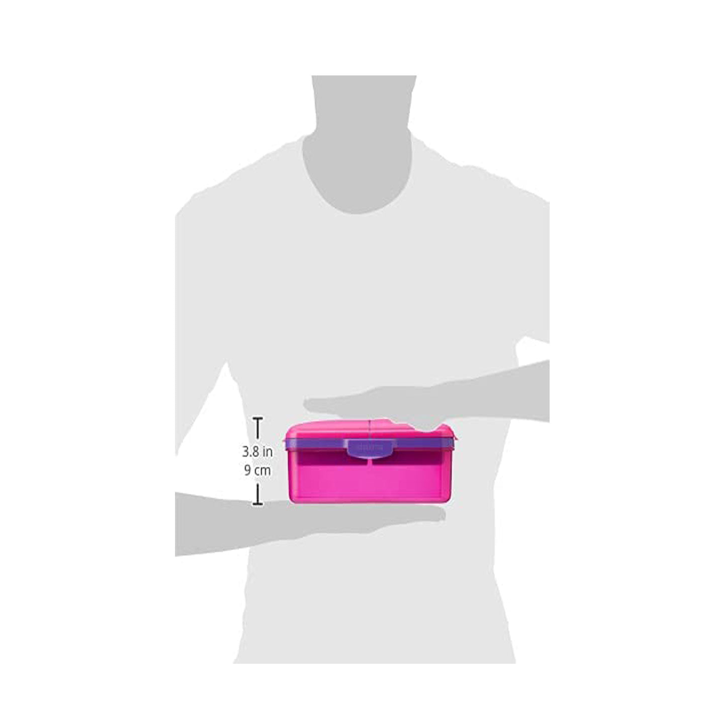 Sistema Lunch Box with Bottle Multi-Compartment 1.5L Red