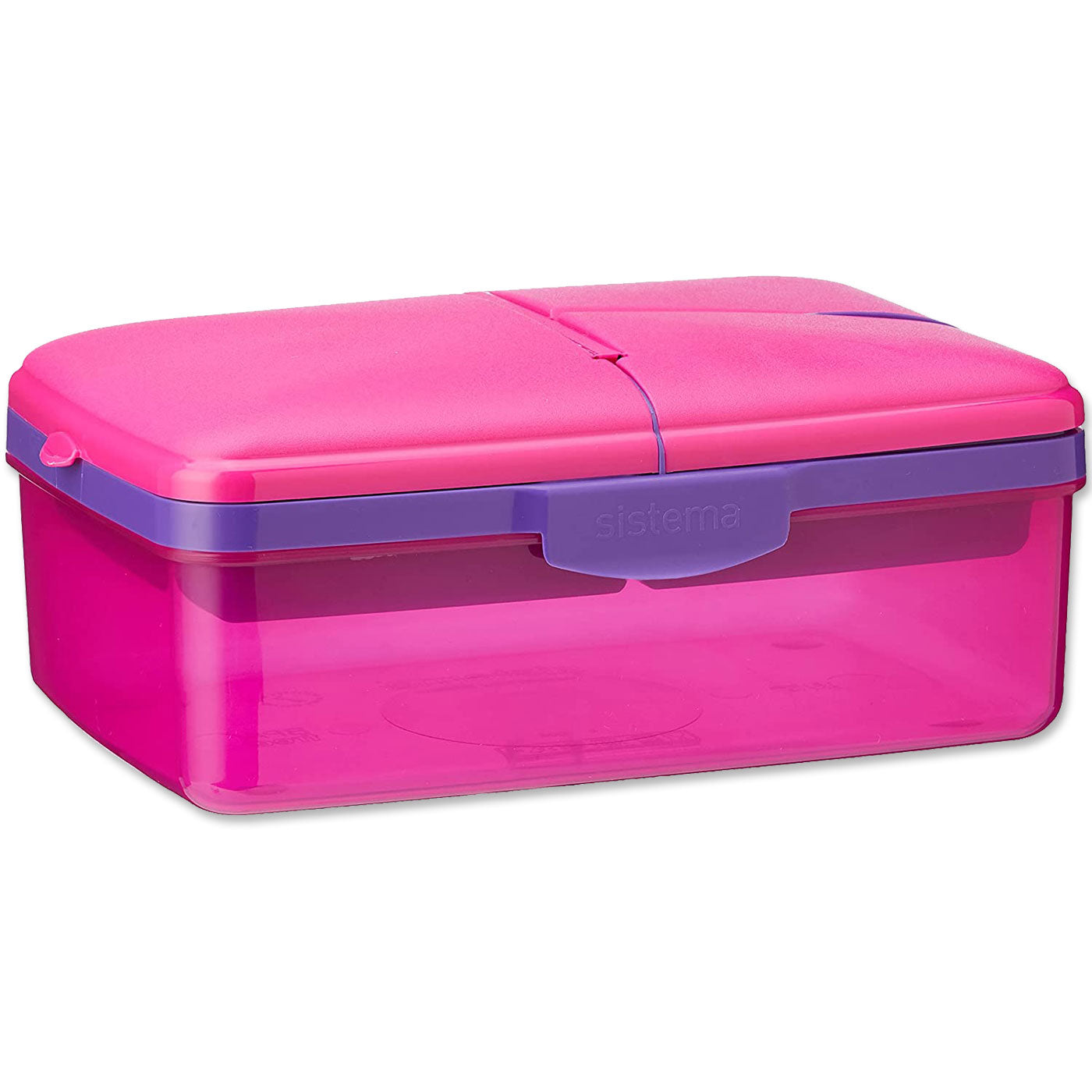 Sistema Lunch Box with Bottle Multi-Compartment 1.5L Red