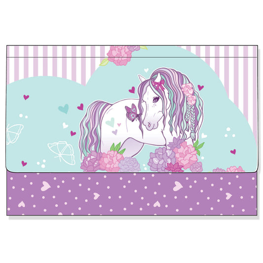 Spencil Document Wallet A4 - Peony Pony