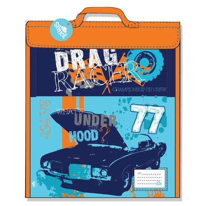 Spencil Book Bag 37 x 45 cm Drag Racer - School Depot NZ