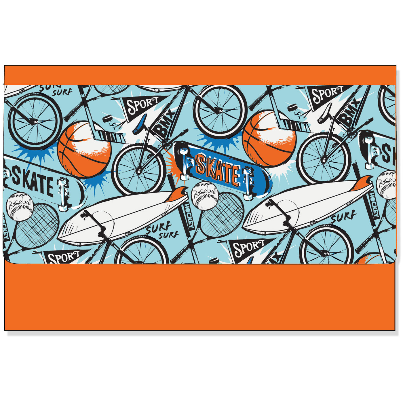 Spencil A4 Document Wallet Sports Craze