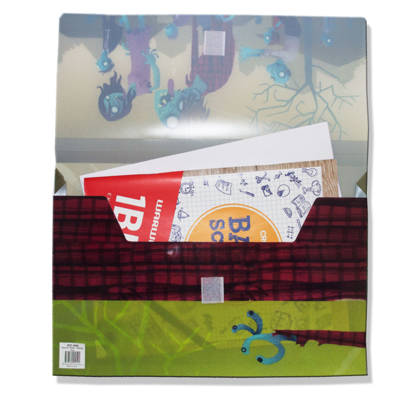 Spencil Document Wallet A4 Large  - Walking Dead - School Depot NZ