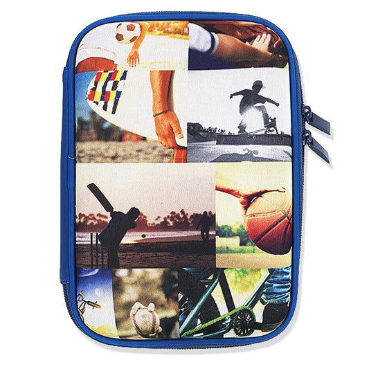 Spencil Hard Top Pencil Case - Sports Collage