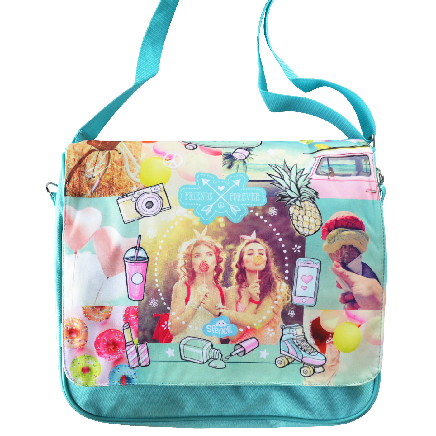 Spencil Girls Messenger Bag Friends Forever - School Depot