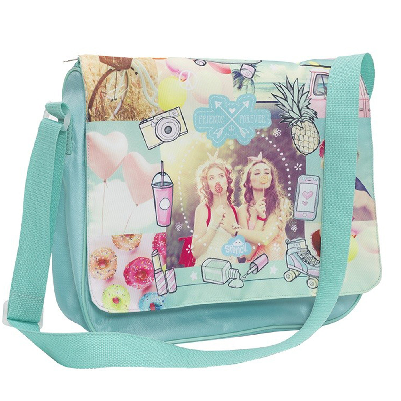 Spencil Messenger Bag Friends Forever - School Depot NZ