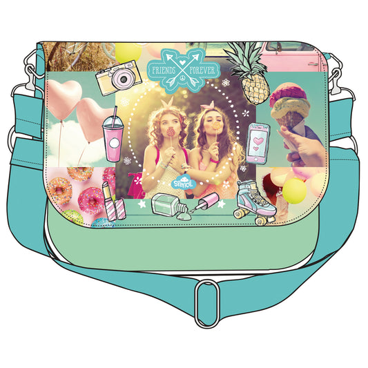 Spencil Messenger Bag for Girls Friends Forever - School depot