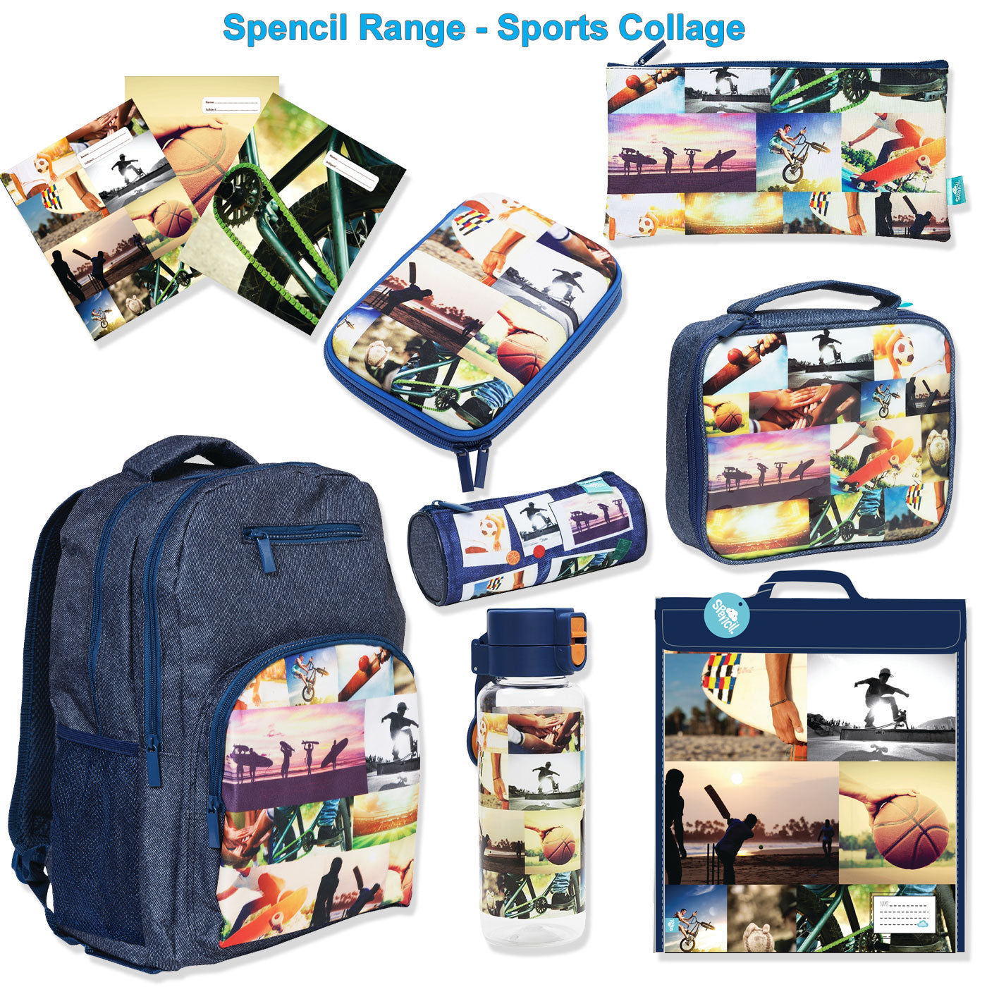 Spencil Range Sports Collage