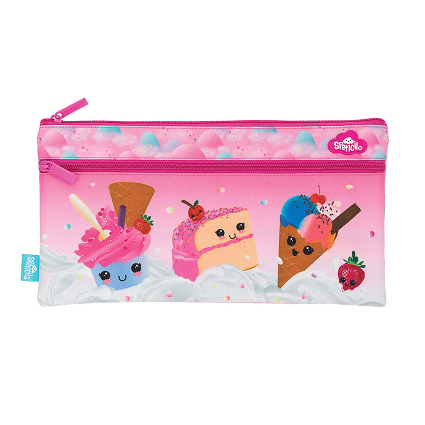 Spencil Rectangle Pencil Case 34 x 17cm Candyland