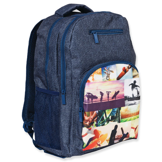 Spencil School Bag Backpack Collage
