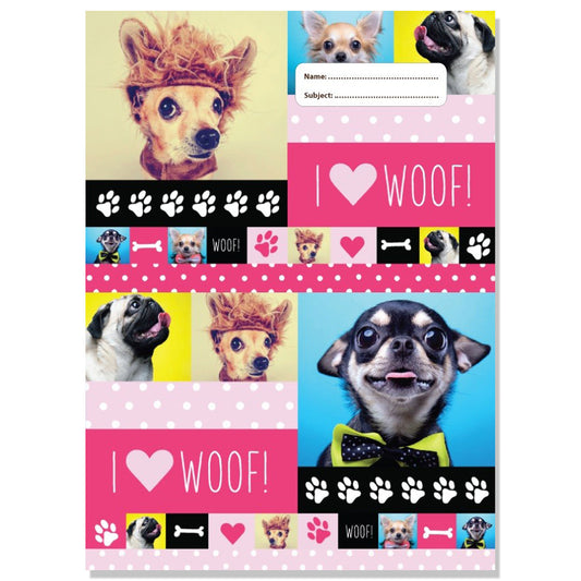 Scrapbook Cover Pack 3 Assorted 25 x 34 cm Woof