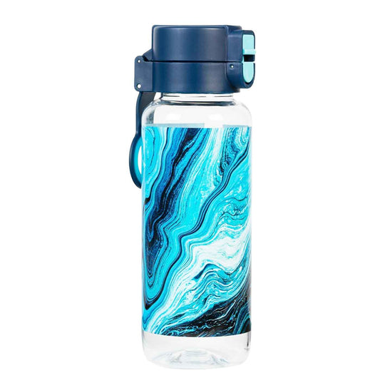 Spencil Spill-Proof Water Bottle 650ml Ocean Marble