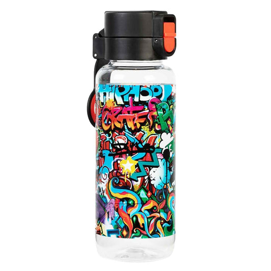 Spencil Spill-Proof Water Bottle 650ml Street Art