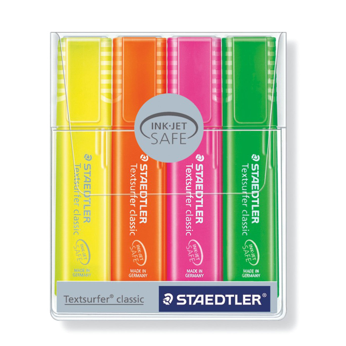 Textsurfer Classic Highlighter Ice Colours - Wallet 4 - School Depot NZ