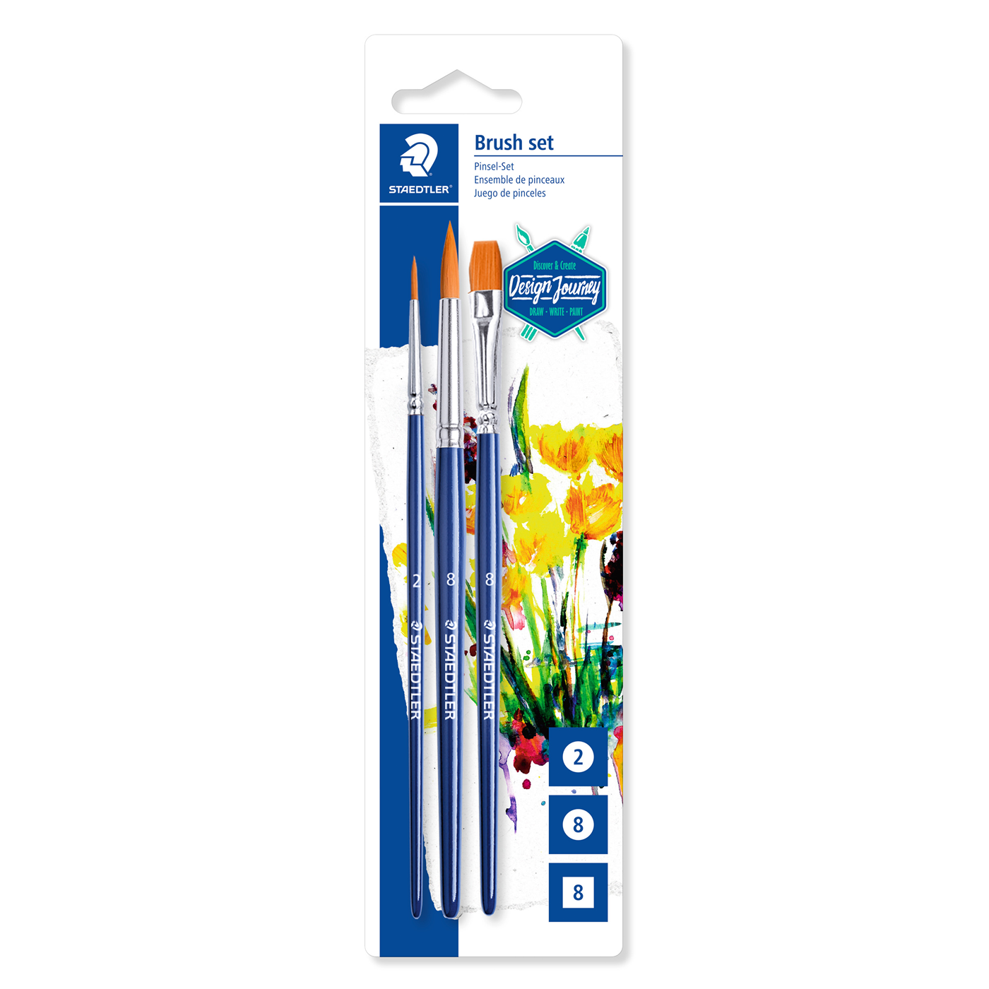 Staedtler Synthetic Brush Set of 3
