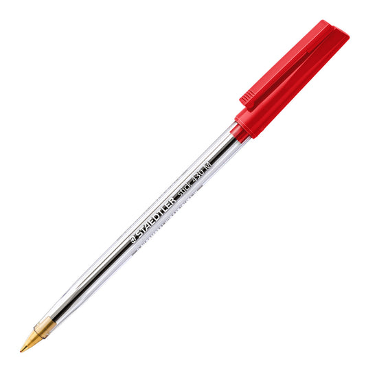 Staedtler Ballpoint Pen Medium Stick 430M Red