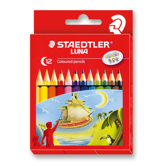 Staedtler Colouring Pencils Half Length Luna 12 Pack