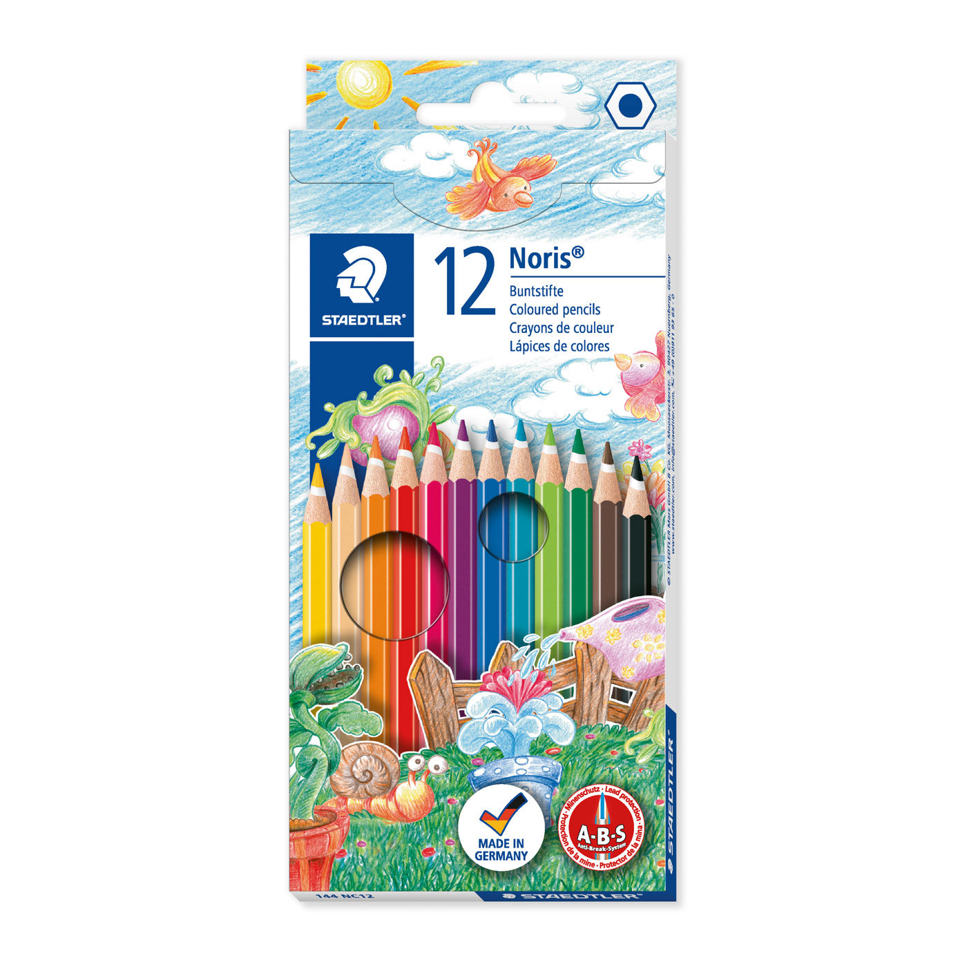 Staedtler Colouring Pencils Noris Club Full Length - 12 Pack