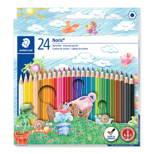 Staedtler Colouring Pencils Full Length Noris Club 24 Pack