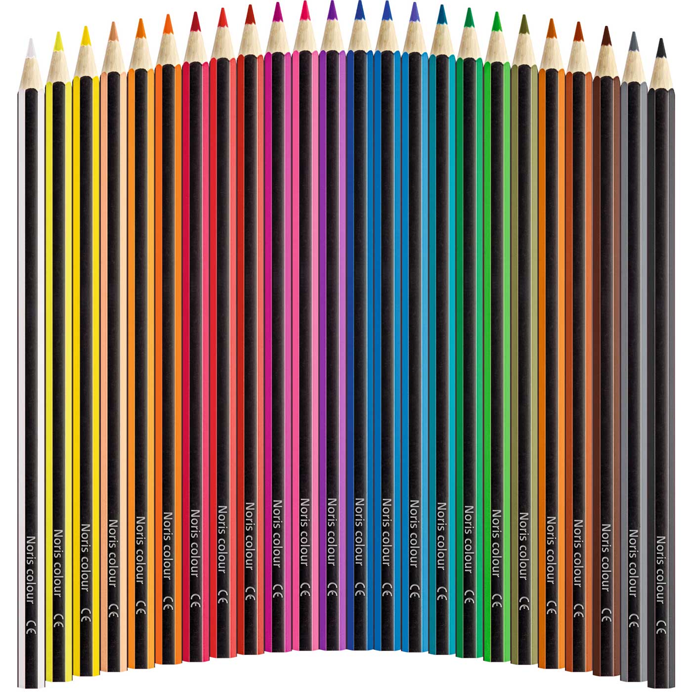 Staedtler Colouring Pencils Upcycled Wood 185 C24 Noris Pack of 24