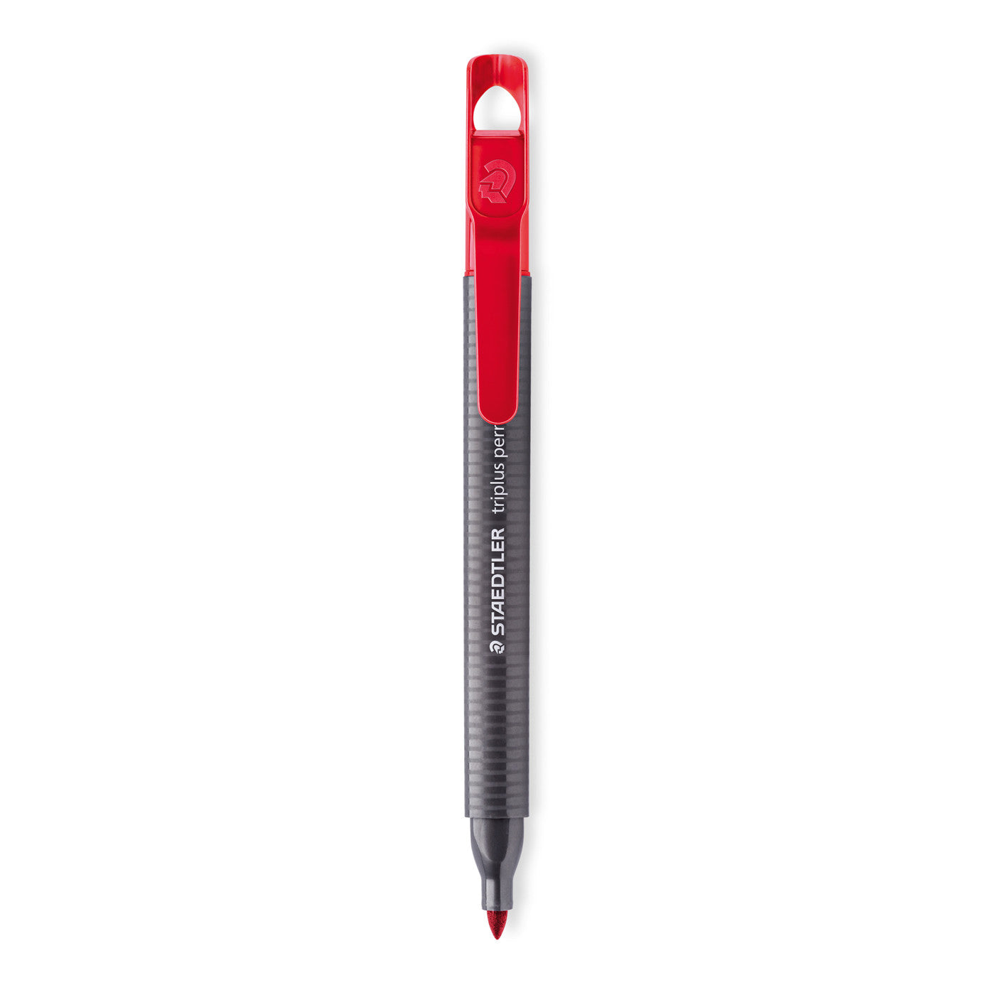 Staedtler Triplus Compact Triangular Permanent Marker Bullet Tip Red - School Depot NZ