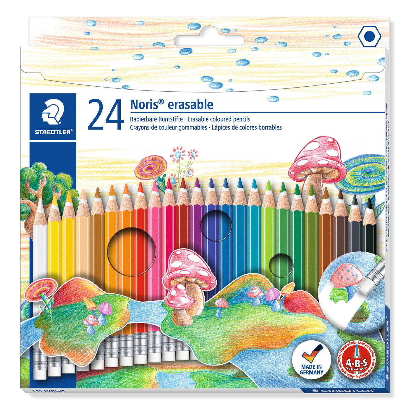 Staedtler Noris Club Erasable Coloured Pencil 24 Shades - School Depot NZ