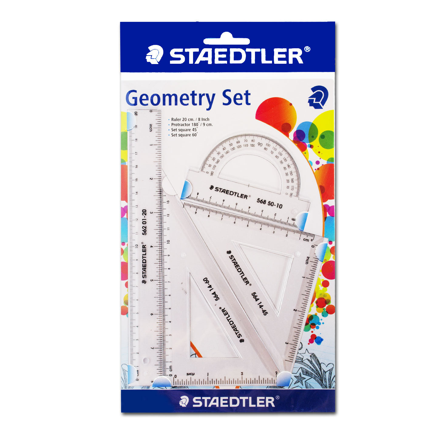 Staedtler Geometry Set 4 Piece 569 WP4 Clear – School Depot NZ