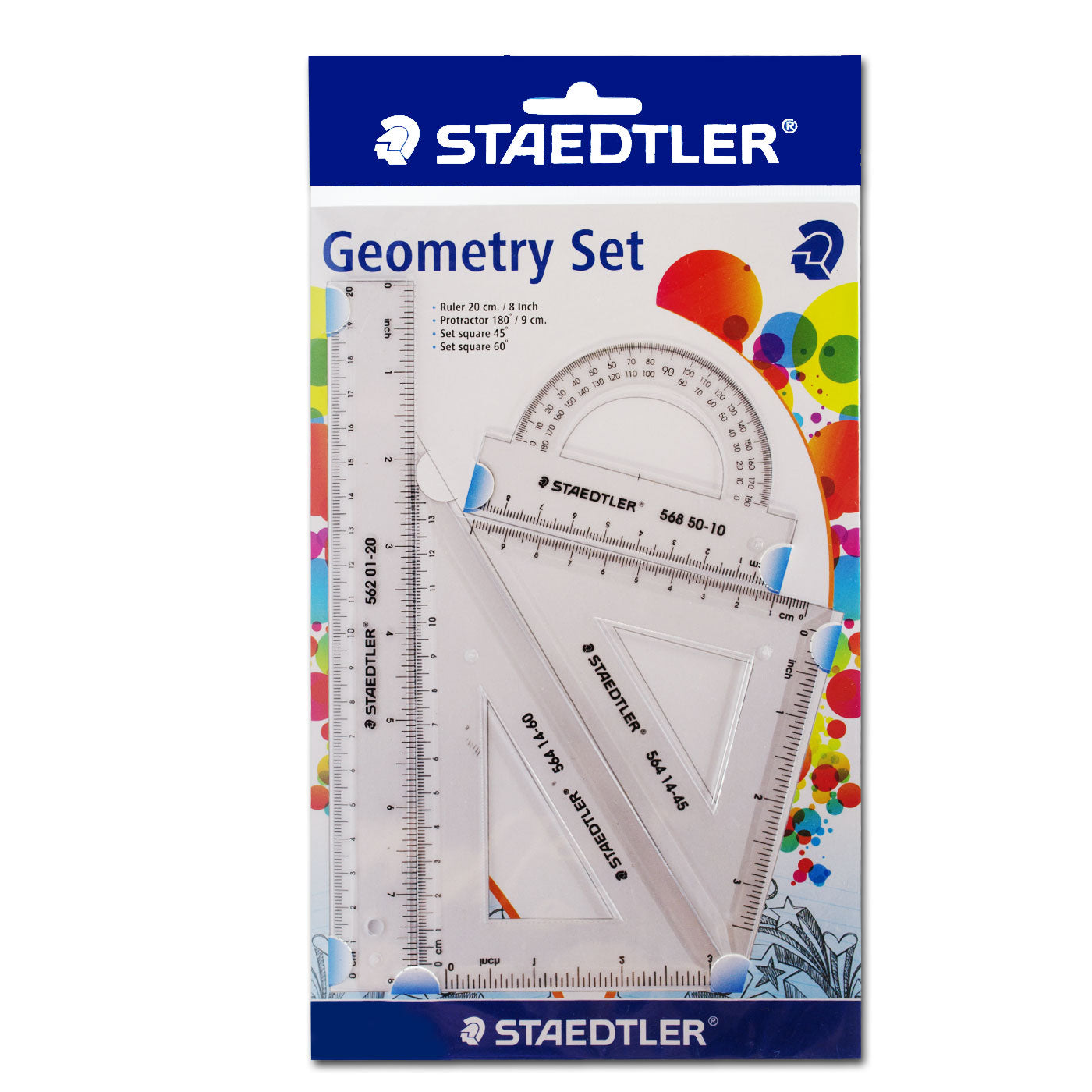 Staedtler Geometry Set 4 Piece Clear