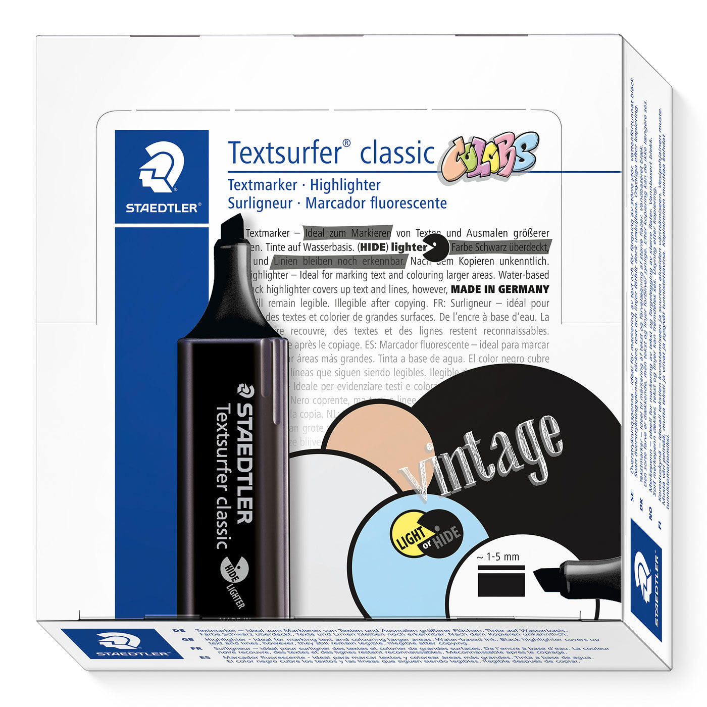 Staedtler Highlighter Textsurfer 364 C-9 Black