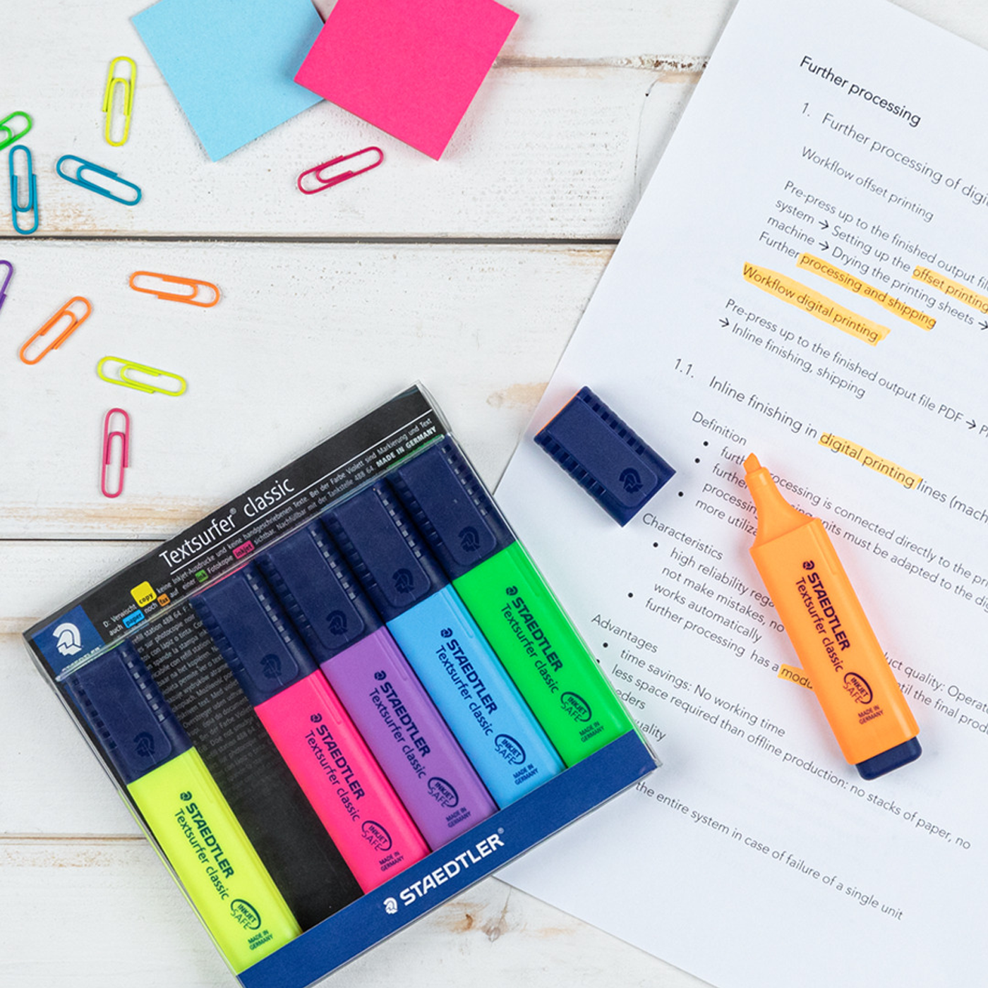 Staedtler Highlighter Textsurfer Classic Pack of 6