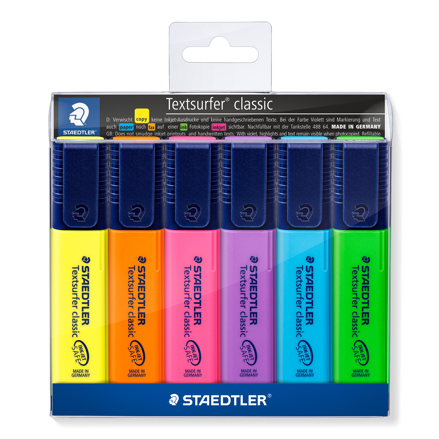 Staedtler Highlighter Textsurfer Classic Pack of 6