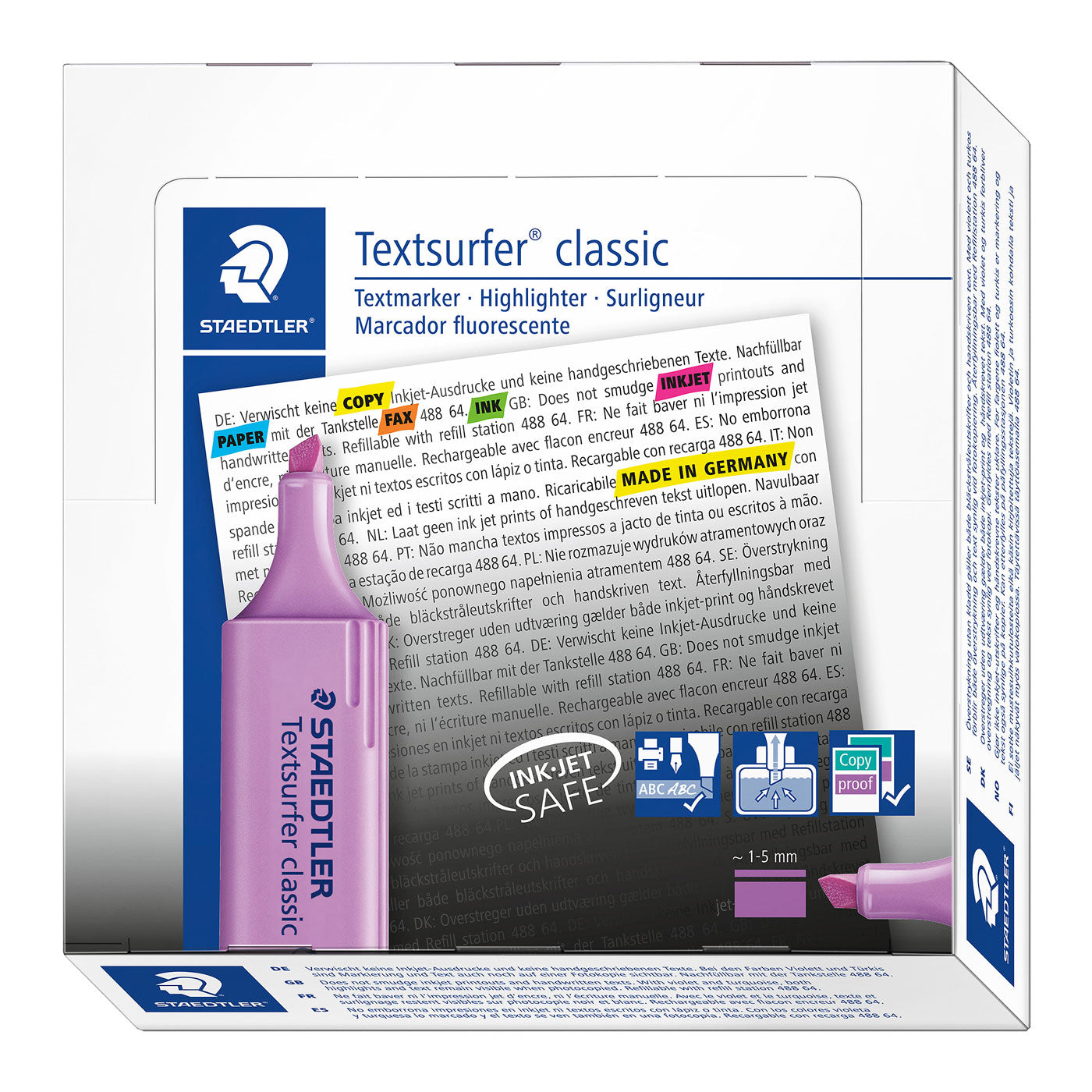 Staedtler Textsurfer Classic Highlighter Violet Box of 10