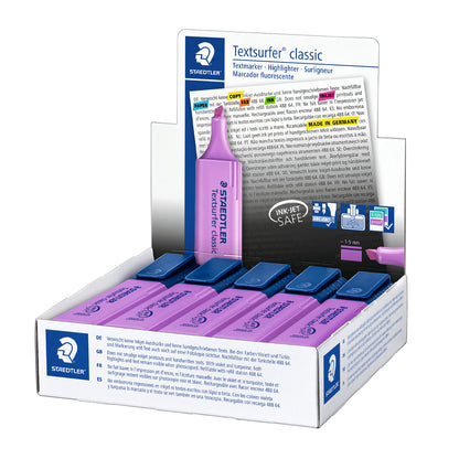 Staedtler Textsurfer Classic Highlighter Violet Display Box of 10