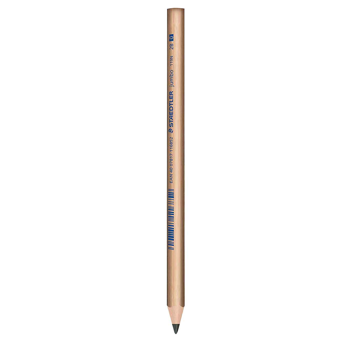 Staedtler Triangular Jumbo Pencil Natural Wood 2B