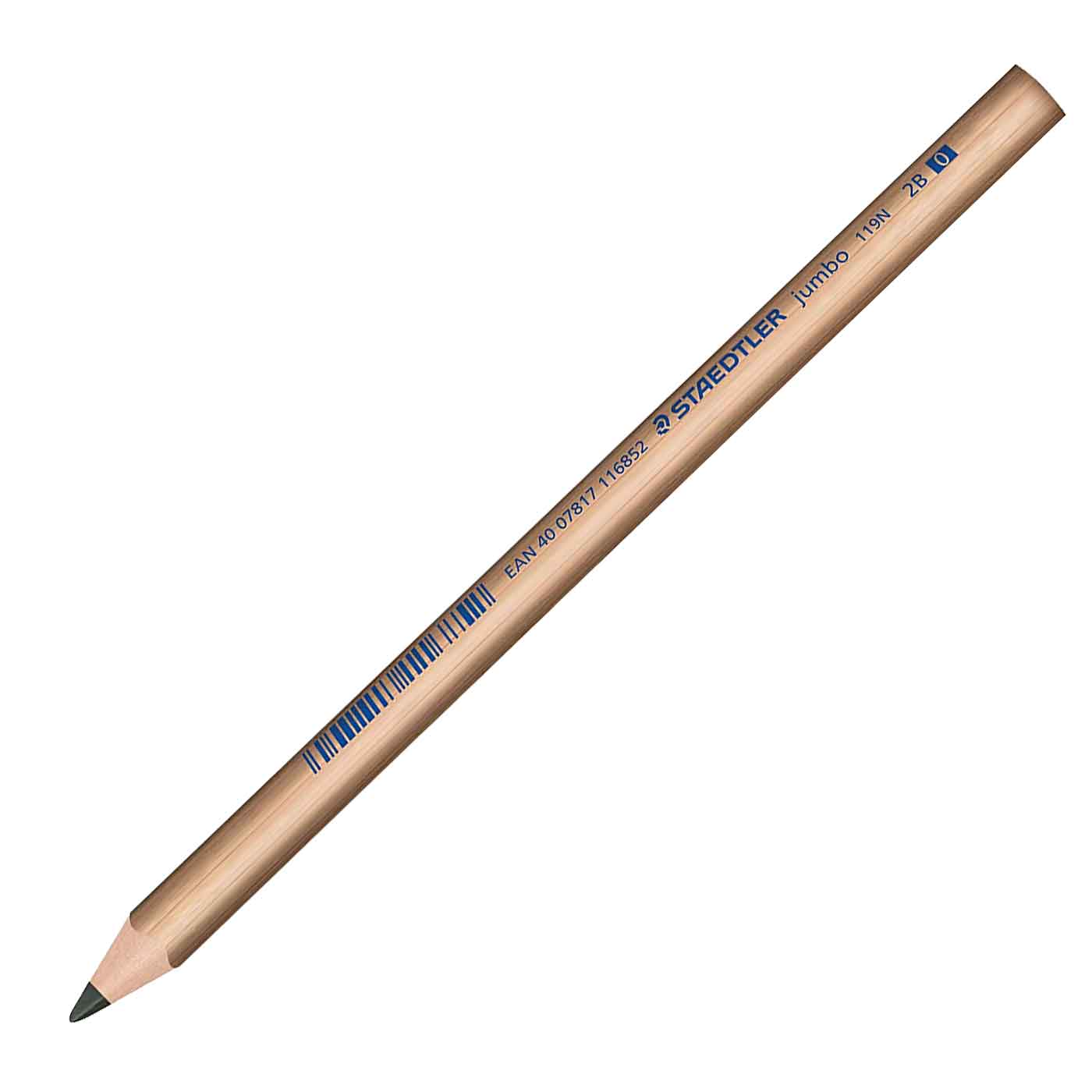 Staedtler Triangular Jumbo Pencil Natural Wood 2B