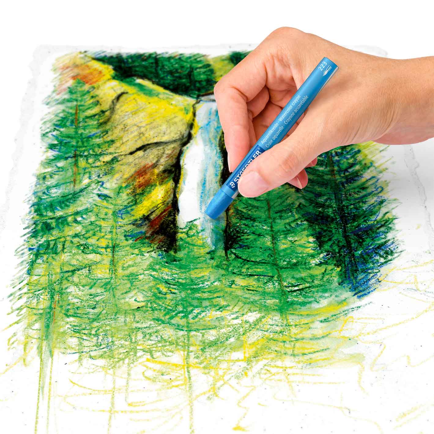 Staedtler Watercolour Crayons Karat Aquarell Pack 12