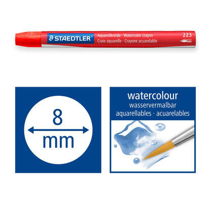 Staedtler Watercolour Crayons Karat Aquarell Pack 12