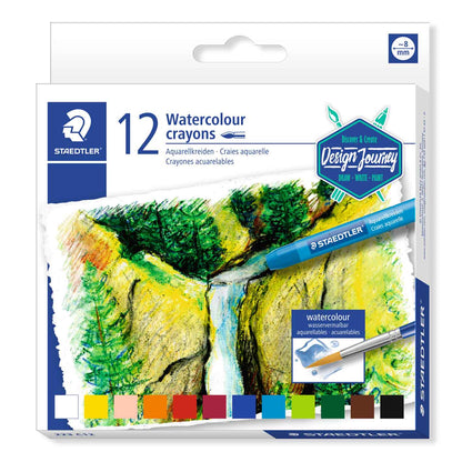 Staedtler Watercolour Crayons Karat Aquarell Pack 12